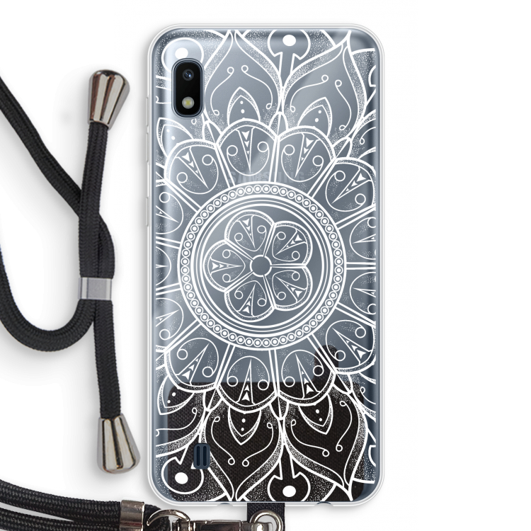 Roses Are Red: Samsung Galaxy A10 Transparant Hoesje met koord