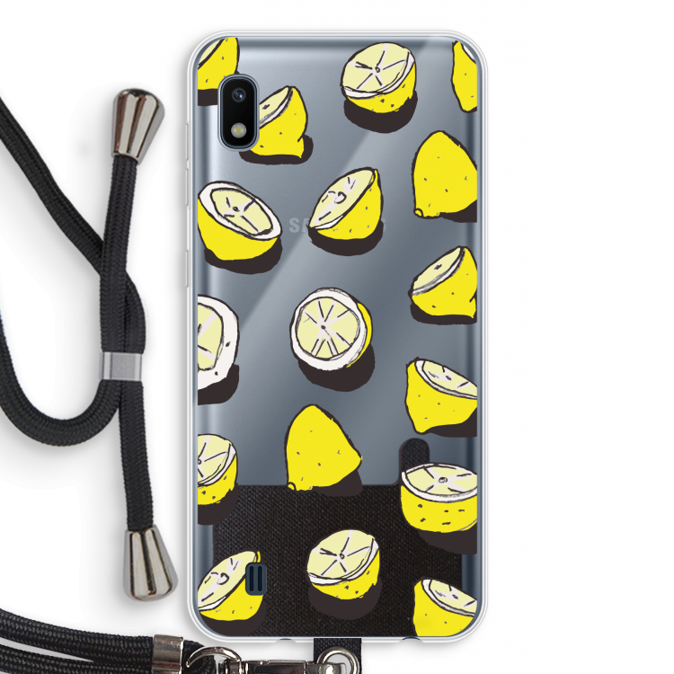 When Life Gives You Lemons...: Samsung Galaxy A10 Transparant Hoesje met koord