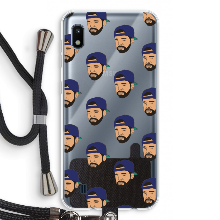 Drake Away: Samsung Galaxy A10 Transparant Hoesje met koord