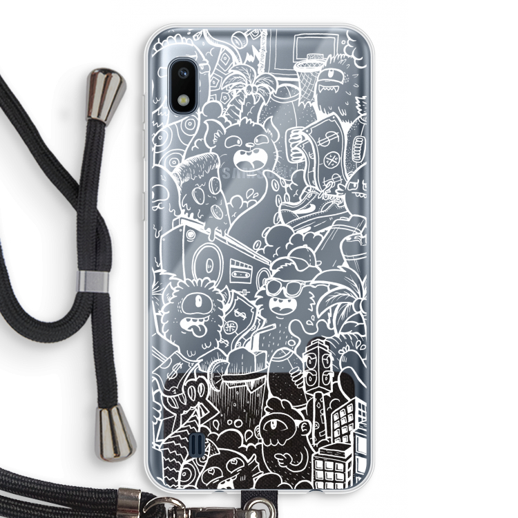 Vexx City #2: Samsung Galaxy A10 Transparant Hoesje met koord