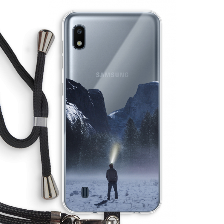 Wanderlust: Samsung Galaxy A10 Transparant Hoesje met koord