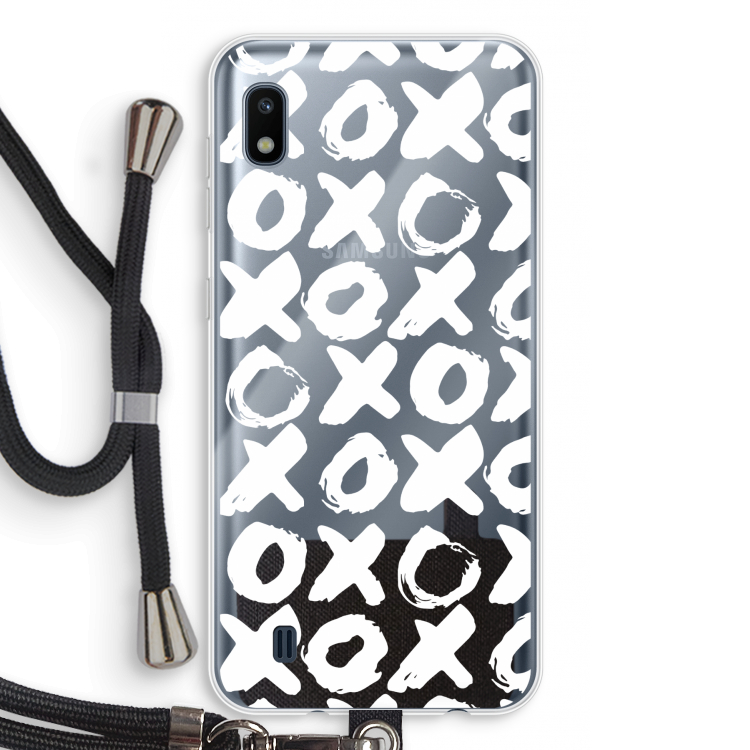 XOXO: Samsung Galaxy A10 Transparant Hoesje met koord