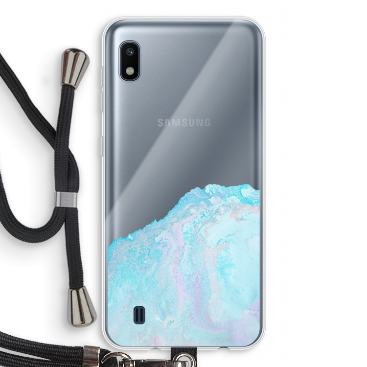 Fantasie pastel: Samsung Galaxy A10 Transparant Hoesje met koord