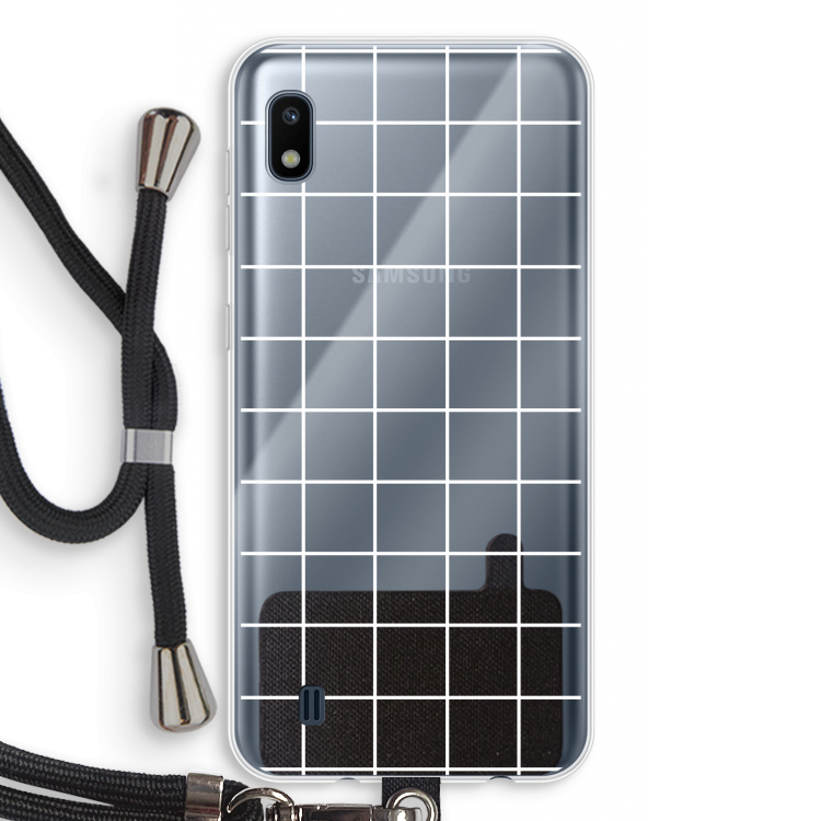 Rooster 2: Samsung Galaxy A10 Transparant Hoesje met koord