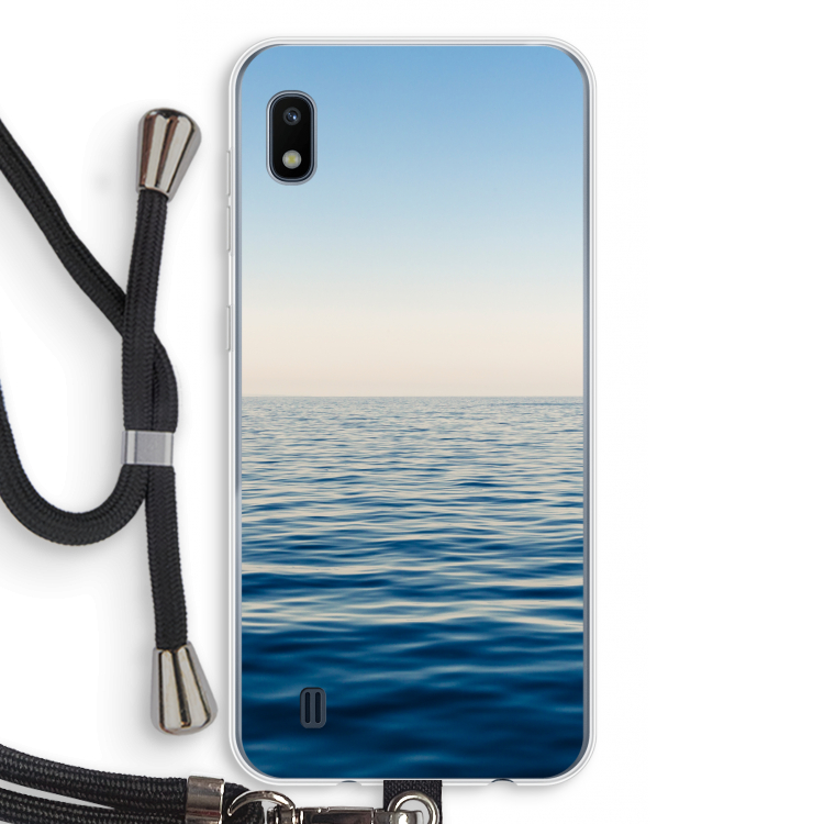 Water horizon: Samsung Galaxy A10 Transparant Hoesje met koord