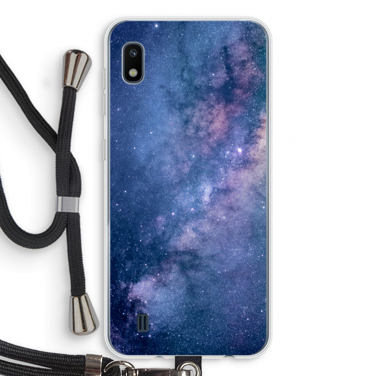 Nebula: Samsung Galaxy A10 Transparant Hoesje met koord