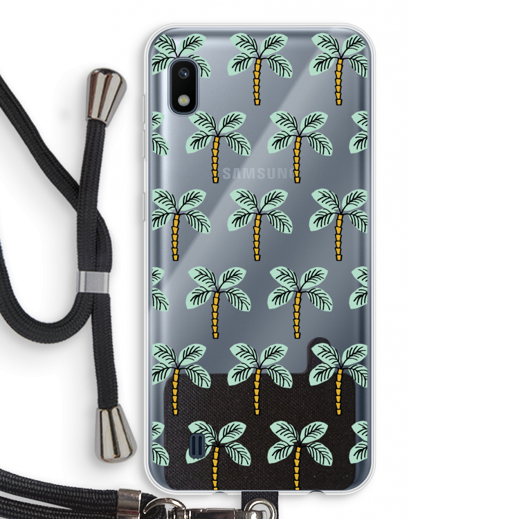 Paradise: Samsung Galaxy A10 Transparant Hoesje met koord