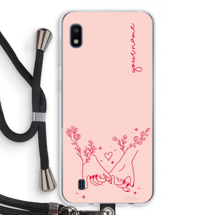 Best Friends: Samsung Galaxy A10 Transparant Hoesje met koord