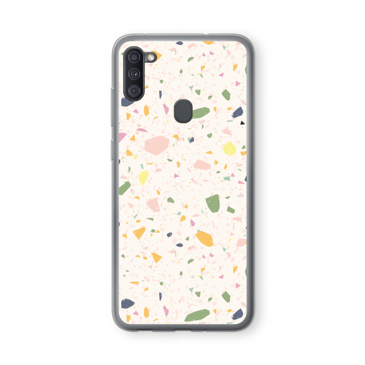 Terrazzo N°21: Samsung Galaxy A11 Transparant Hoesje