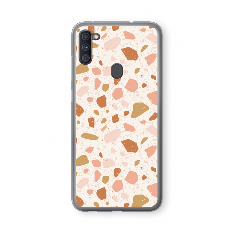 Terrazzo N°18: Samsung Galaxy A11 Transparant Hoesje