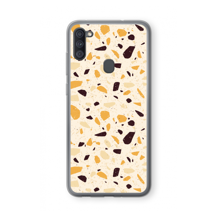 Terrazzo N°13: Samsung Galaxy A11 Transparant Hoesje
