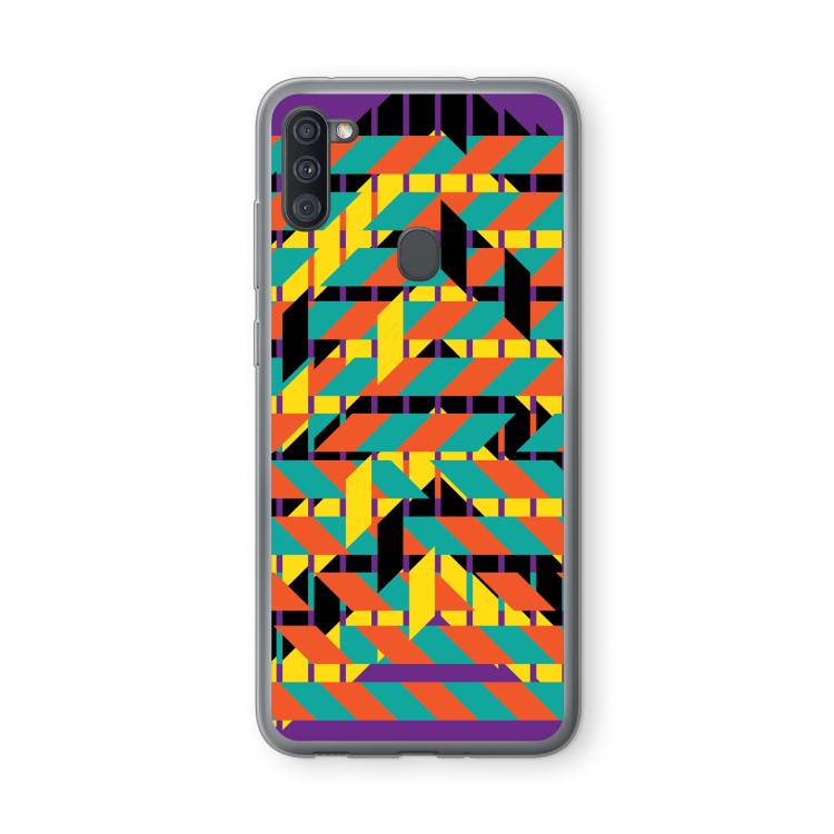 Skew Bee 2: Samsung Galaxy A11 Transparant Hoesje