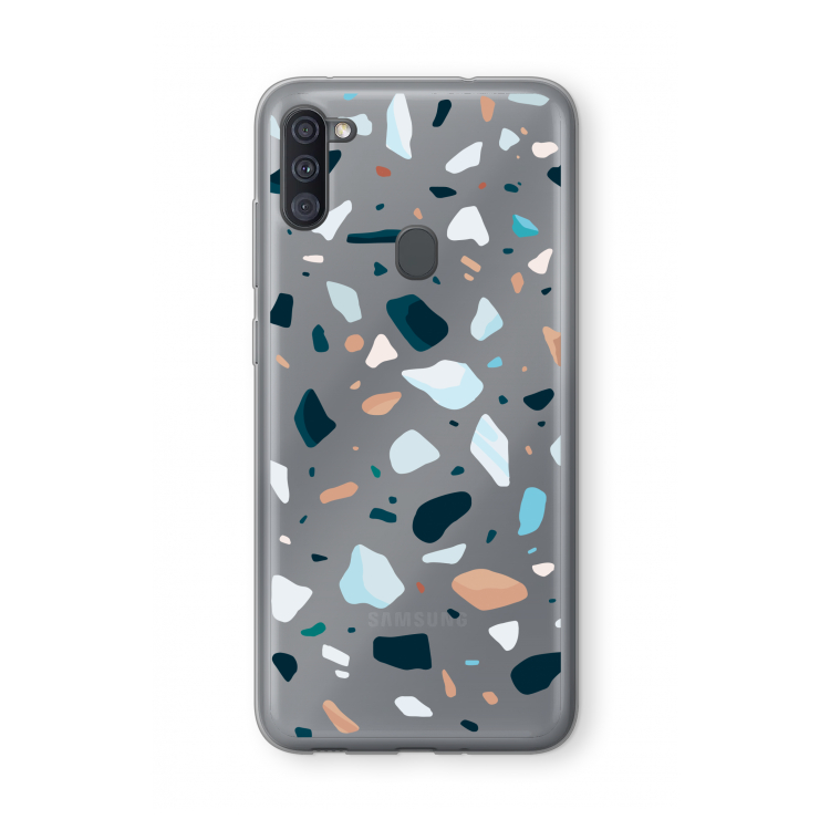 Terrazzo N°13: Samsung Galaxy A11 Transparant Hoesje
