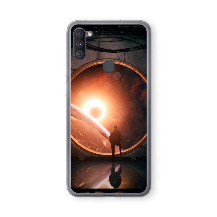 Ephemeral: Samsung Galaxy A11 Transparant Hoesje