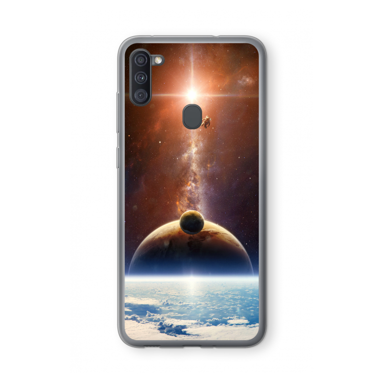Omicron 2019: Samsung Galaxy A11 Transparant Hoesje