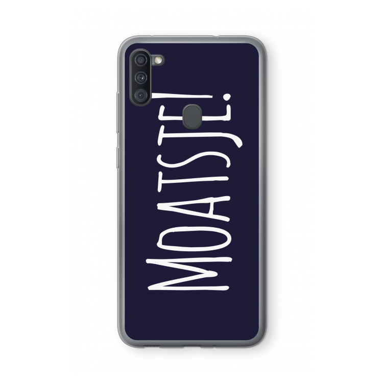 Moatsje!: Samsung Galaxy A11 Transparant Hoesje