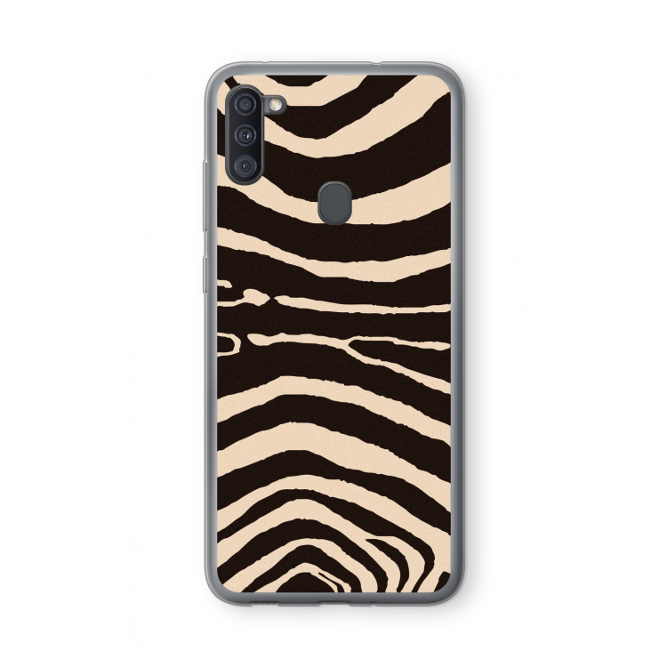 Arizona Zebra: Samsung Galaxy A11 Transparant Hoesje