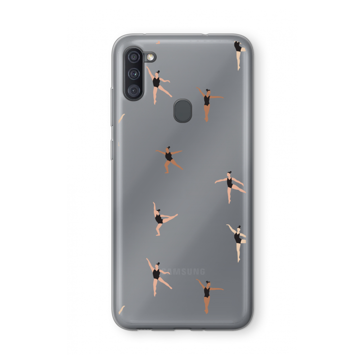 Dancing #1: Samsung Galaxy A11 Transparant Hoesje