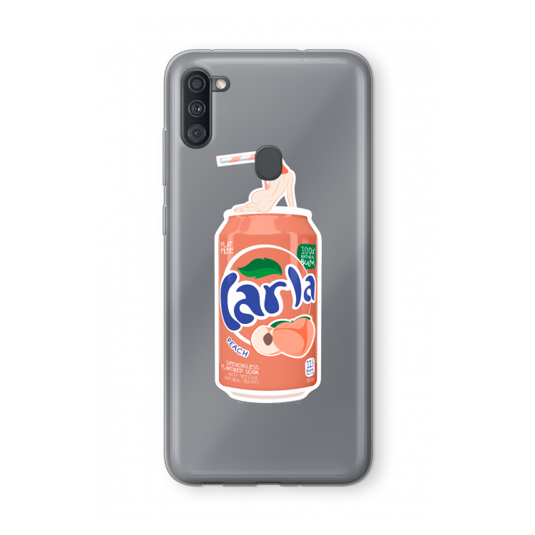 S(peach)less: Samsung Galaxy A11 Transparant Hoesje