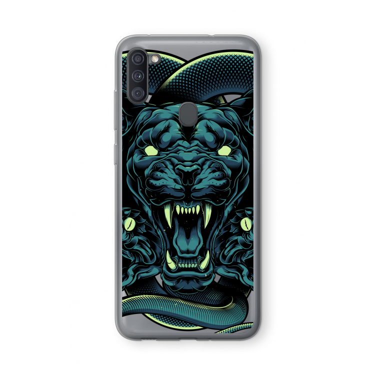 Cougar and Vipers: Samsung Galaxy A11 Transparant Hoesje