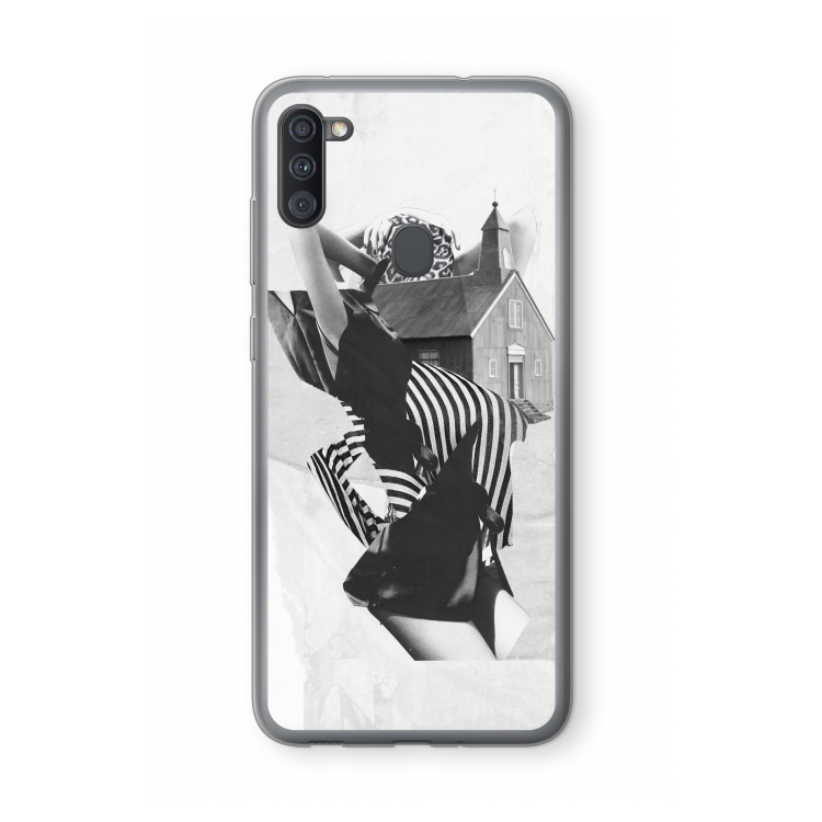 House: Samsung Galaxy A11 Transparant Hoesje