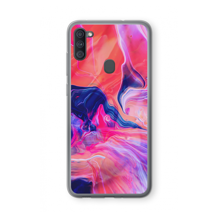 Earth And Ocean: Samsung Galaxy A11 Transparant Hoesje