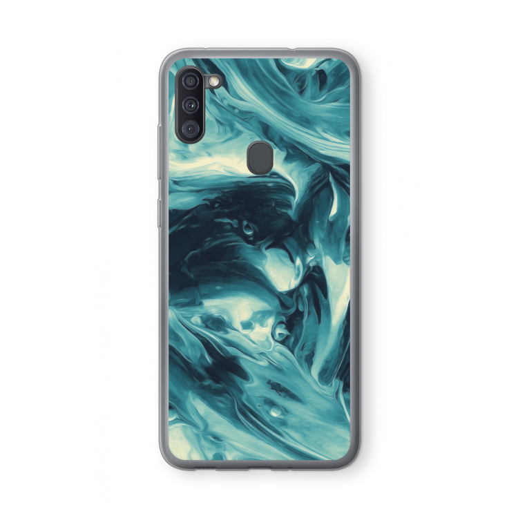 Dreaming About Whales: Samsung Galaxy A11 Transparant Hoesje