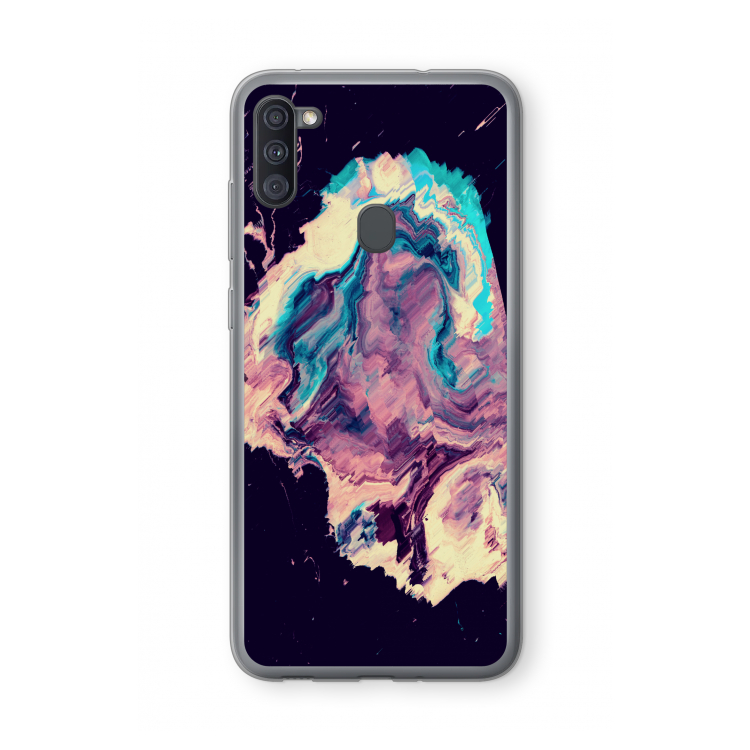 Cosmic Silence: Samsung Galaxy A11 Transparant Hoesje