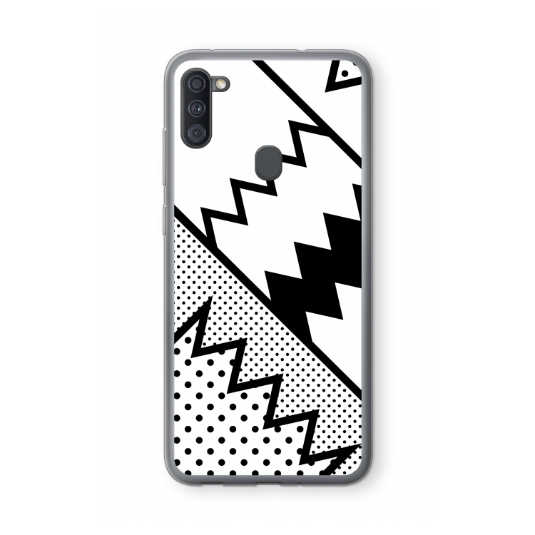 Pop Art #5: Samsung Galaxy A11 Transparant Hoesje