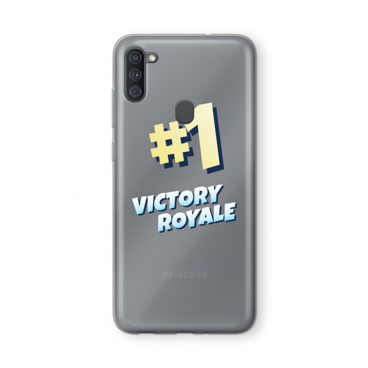 Victory Royale: Samsung Galaxy A11 Transparant Hoesje