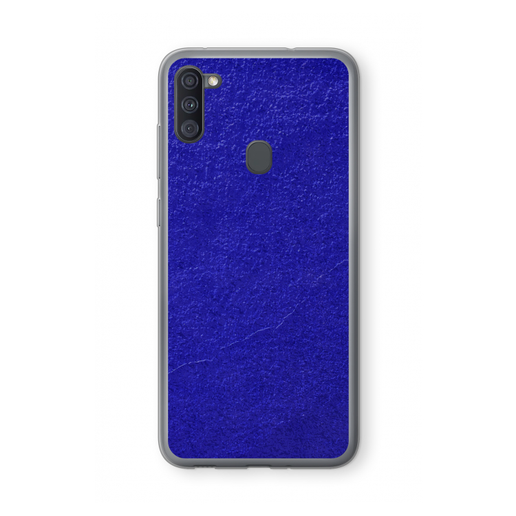 Majorelle Blue: Samsung Galaxy A11 Transparant Hoesje
