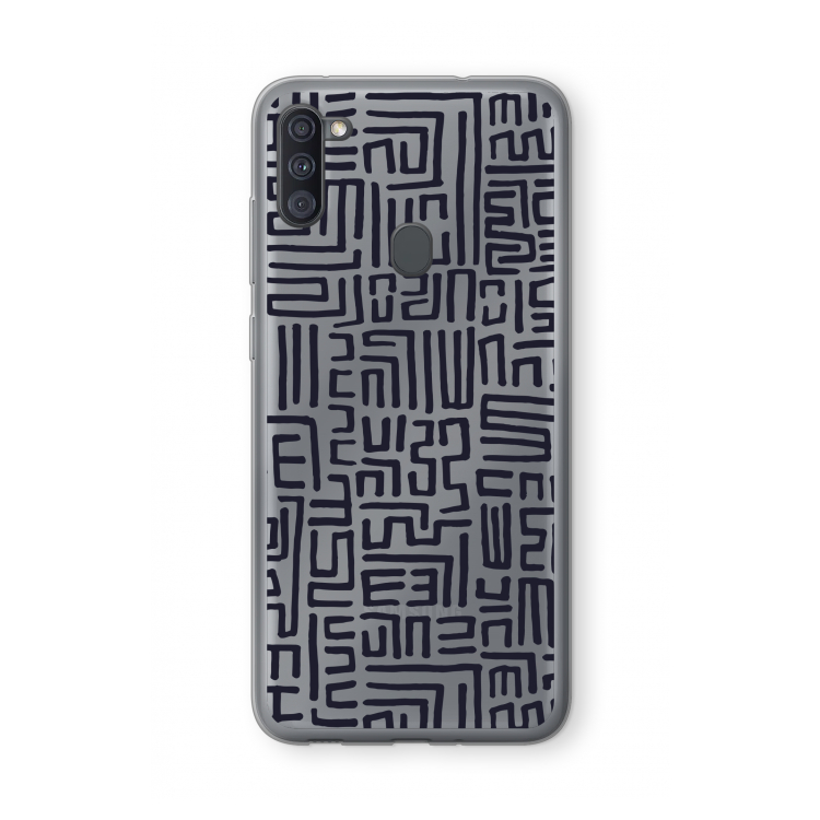 Moroccan Print: Samsung Galaxy A11 Transparant Hoesje