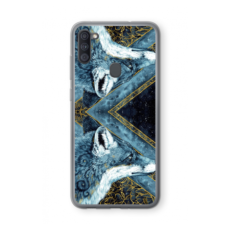 Golden Fox: Samsung Galaxy A11 Transparant Hoesje