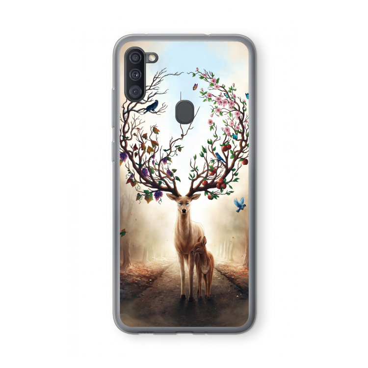 Seasons Change: Samsung Galaxy A11 Transparant Hoesje
