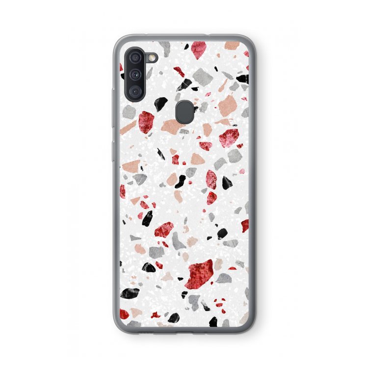 Terrazzo N°12: Samsung Galaxy A11 Transparant Hoesje