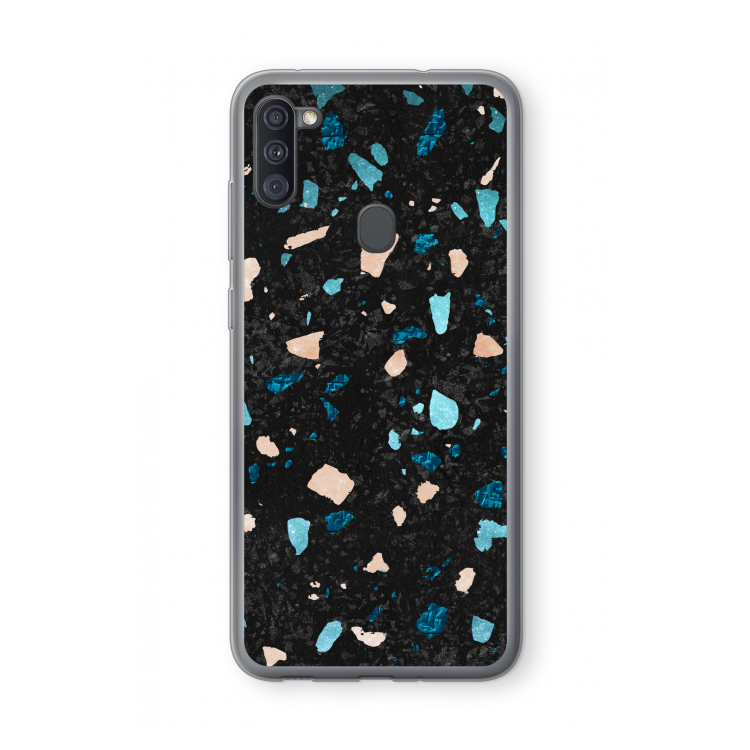 Terrazzo N°11: Samsung Galaxy A11 Transparant Hoesje