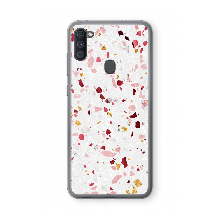 Terrazzo N°9: Samsung Galaxy A11 Transparant Hoesje