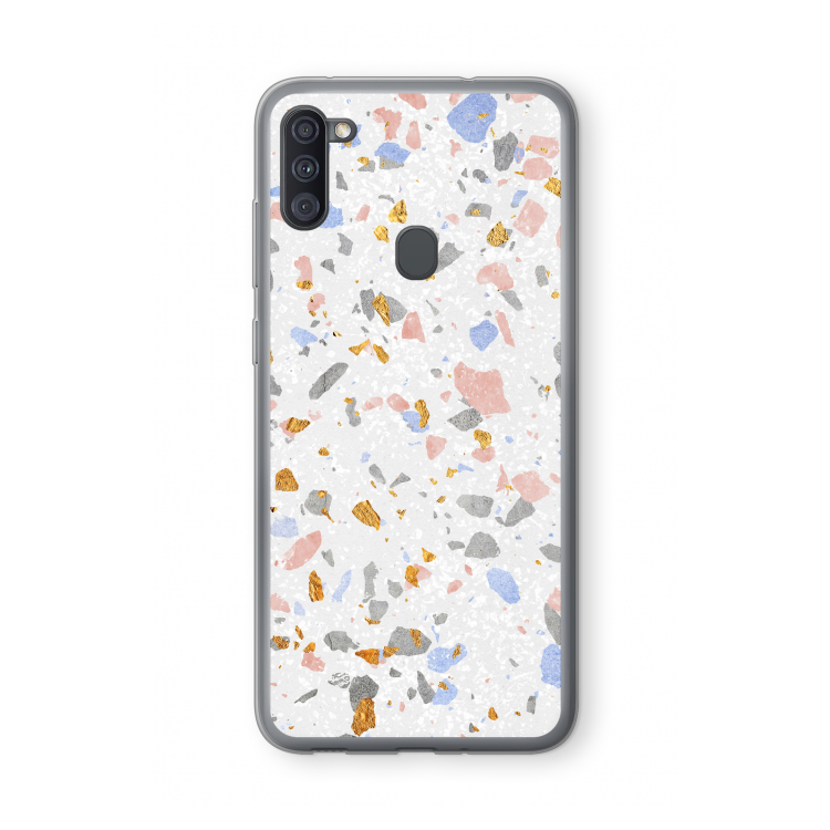 Terrazzo N°8: Samsung Galaxy A11 Transparant Hoesje