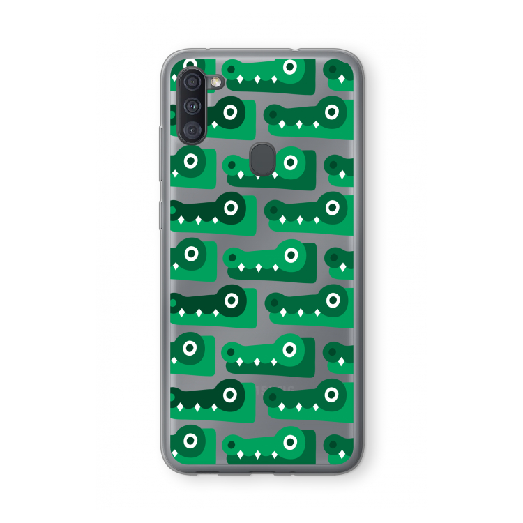 Crocs: Samsung Galaxy A11 Transparant Hoesje
