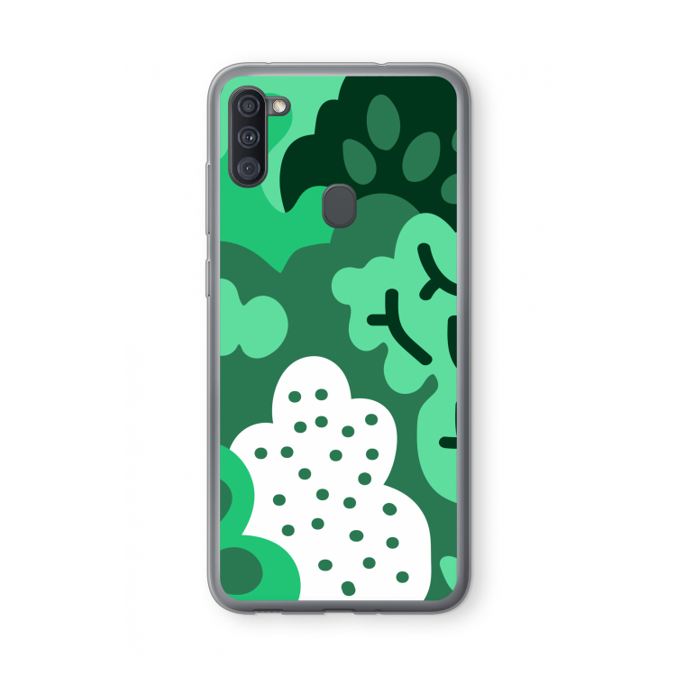 Bushes: Samsung Galaxy A11 Transparant Hoesje