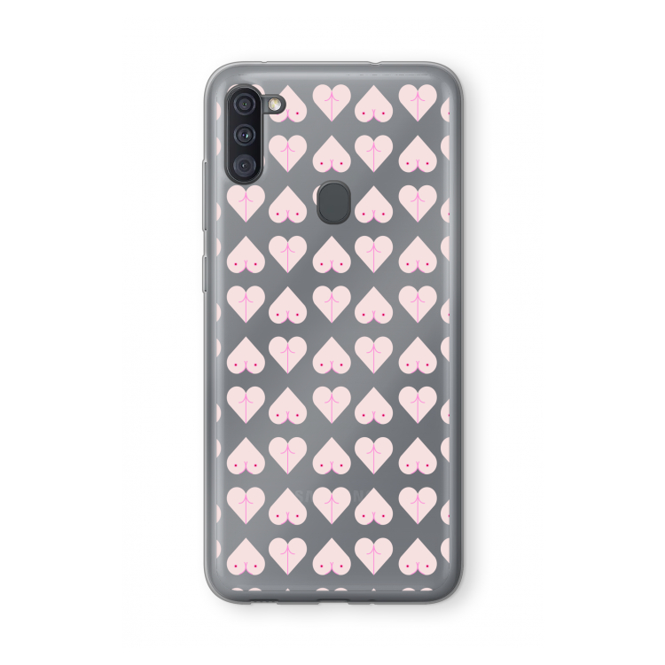 Ass 'n Titties: Samsung Galaxy A11 Transparant Hoesje