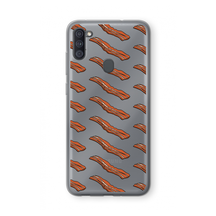 Bacon to my eggs #2: Samsung Galaxy A11 Transparant Hoesje