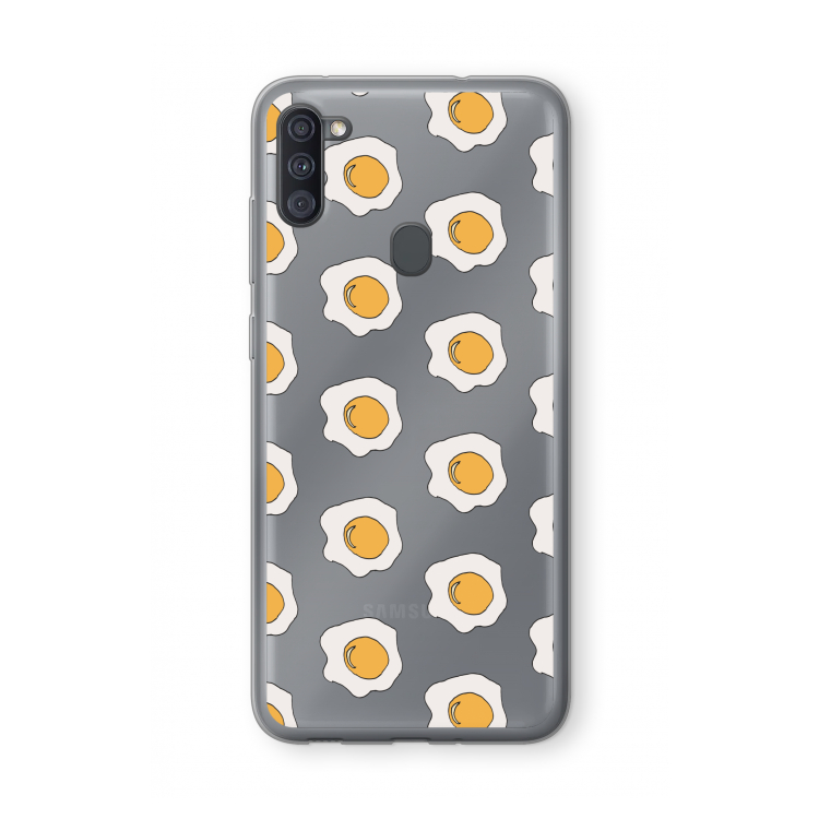 Bacon to my eggs #1: Samsung Galaxy A11 Transparant Hoesje