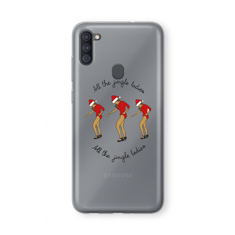 Jingle Ladies: Samsung Galaxy A11 Transparant Hoesje