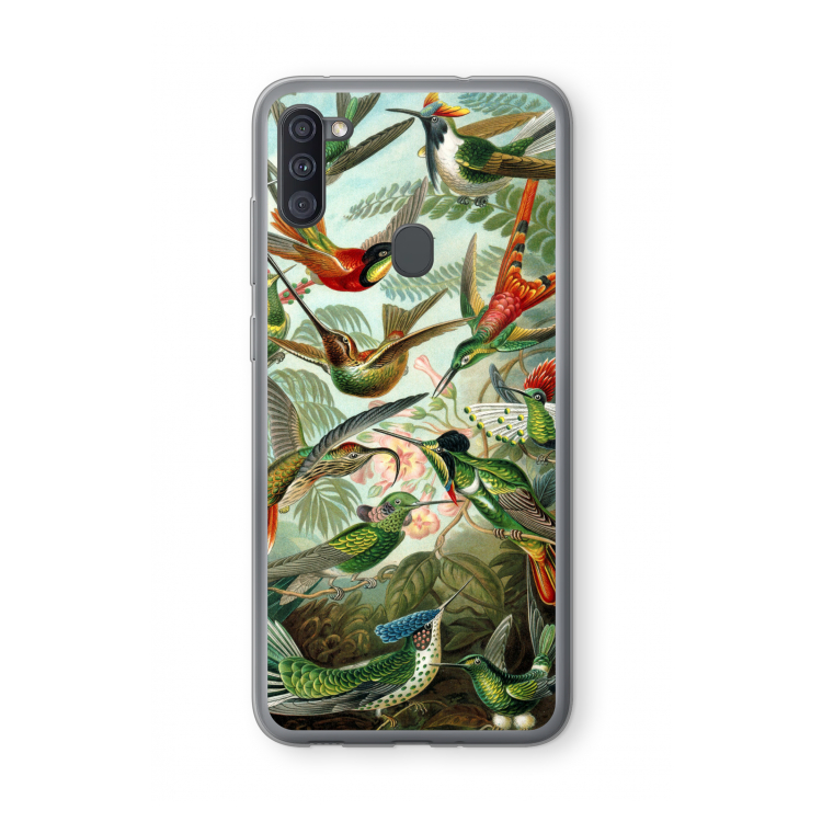 Haeckel Trochilidae: Samsung Galaxy A11 Transparant Hoesje