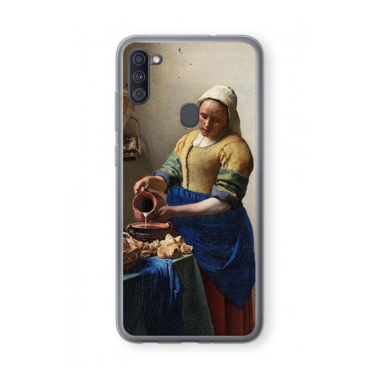 The Milkmaid: Samsung Galaxy A11 Transparant Hoesje