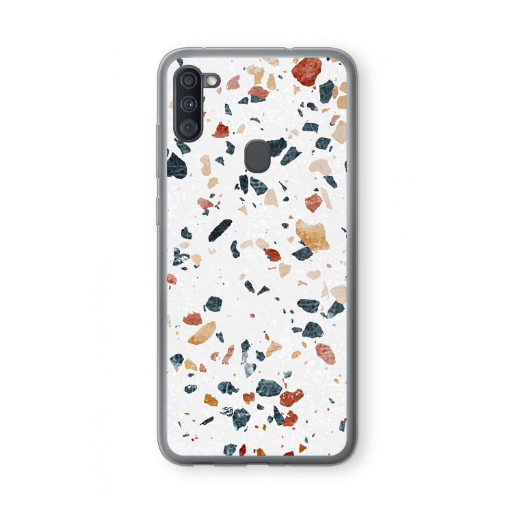Terrazzo N°4: Samsung Galaxy A11 Transparant Hoesje