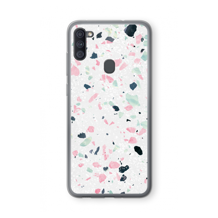 Terrazzo N°3: Samsung Galaxy A11 Transparant Hoesje