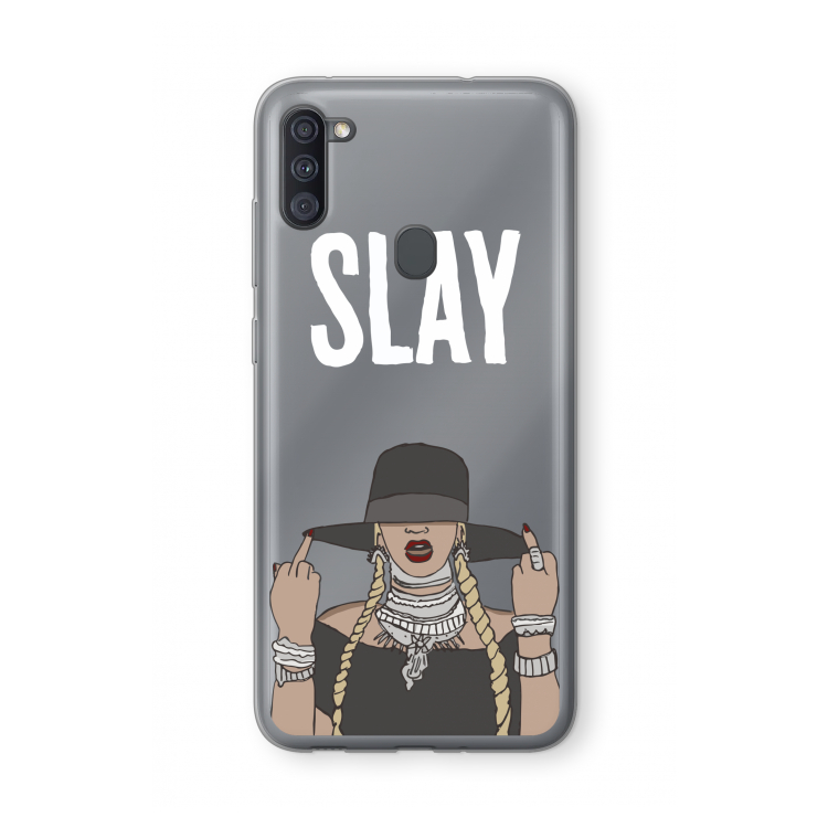 Slay All Day: Samsung Galaxy A11 Transparant Hoesje