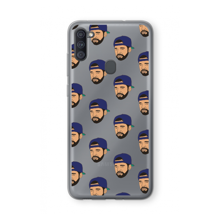 Drake Away: Samsung Galaxy A11 Transparant Hoesje